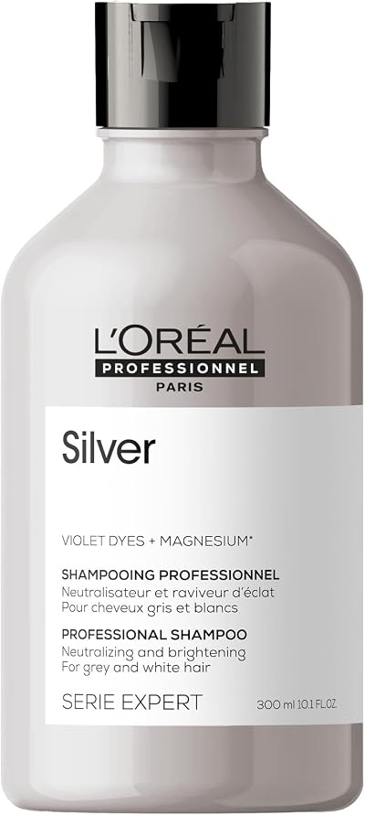 L’Oréal Professionnel Serie Expert Silver Shampoo 300 ml for Grey White Blond