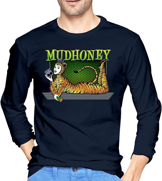Amazon Co Jp Max Gh マッドハニー Mudhoney メンズ コットン 長袖 クルーネック Tシャツ アメリカンポップロックバンド L 服 ファッション小物