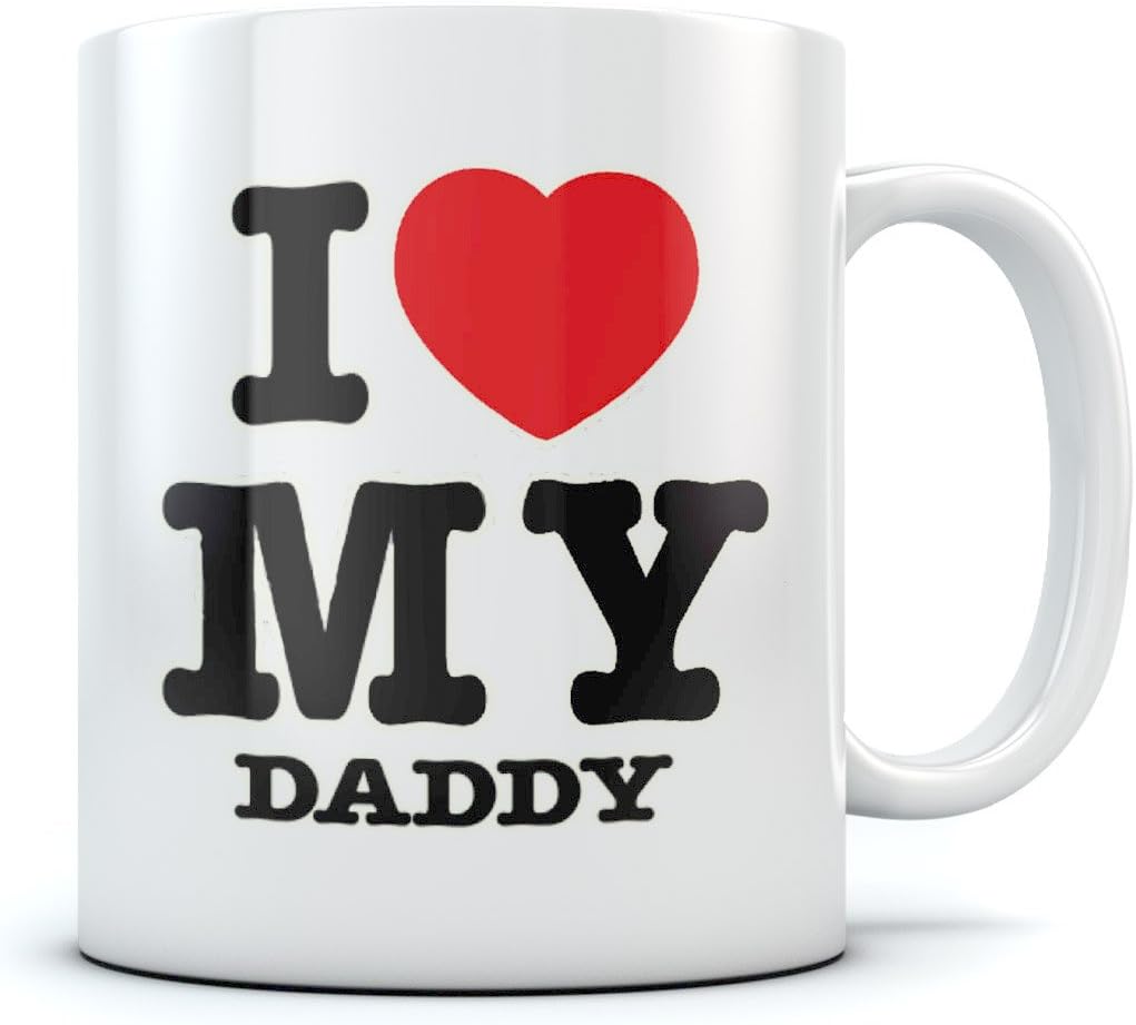 Amazon Com I Love Heart My Daddy Coffee Mug Perfect Fathers Day