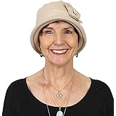 Hats Scarves & More Chemo Headwar for Women 100% Combed Cotton Cloche Cancer Hats 50+ UPF Sun Protection Gatsby