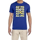 Blue Los Angeles Davante Adams Text Pic T-Shirt