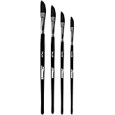 Sdanart 4PCS Dagger Striper Brush Set, Premium Dagger Paint Brushes | Professional Dagger Brush for Watercolor Acrylic Oil Gouache, Pinstriping Brush Set ，Dagger Striper Watercolor Paint Brush