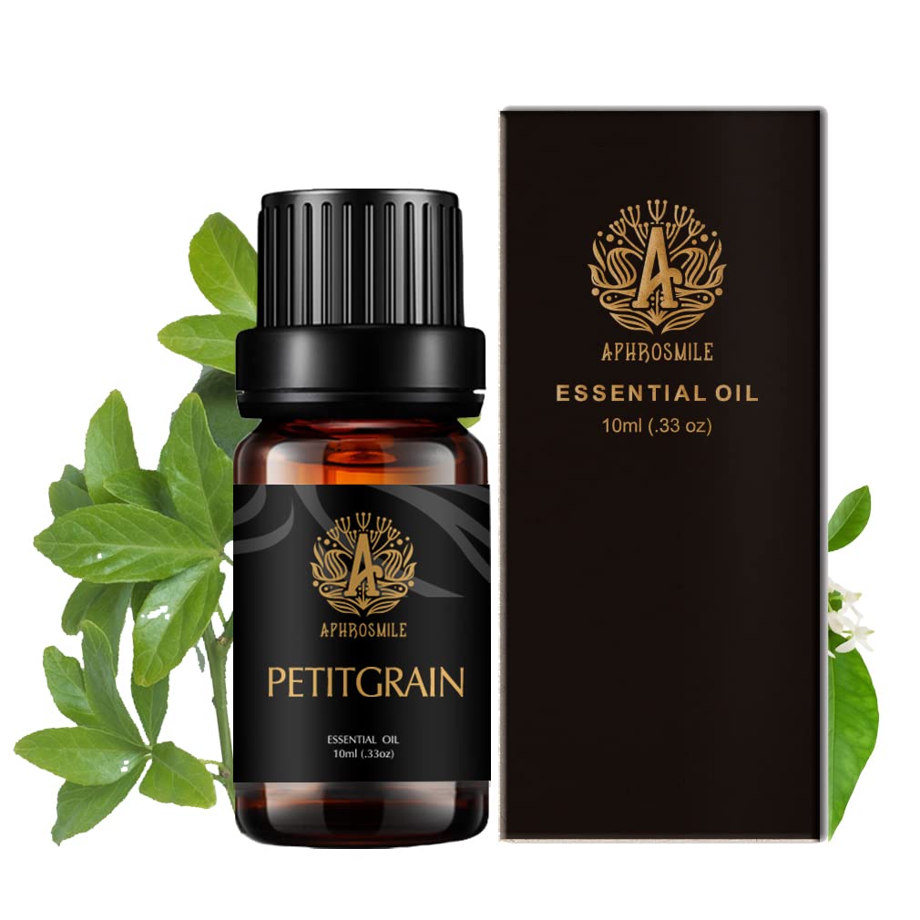 Aromatherapy Petitgrain Essential Oil for Diffuser, 100% Pure Petitgrain Essential Oil for Massage, Therapeutic Grade Petitgrain Essential Oil for Humidifier