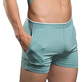 Rexcyril Men's Running Workout Active Shorts Cotton Gym Training Lounge Sleep Bottoms