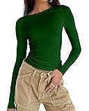 Abardsion Women's Long Sleeve Shirts Spring 2025