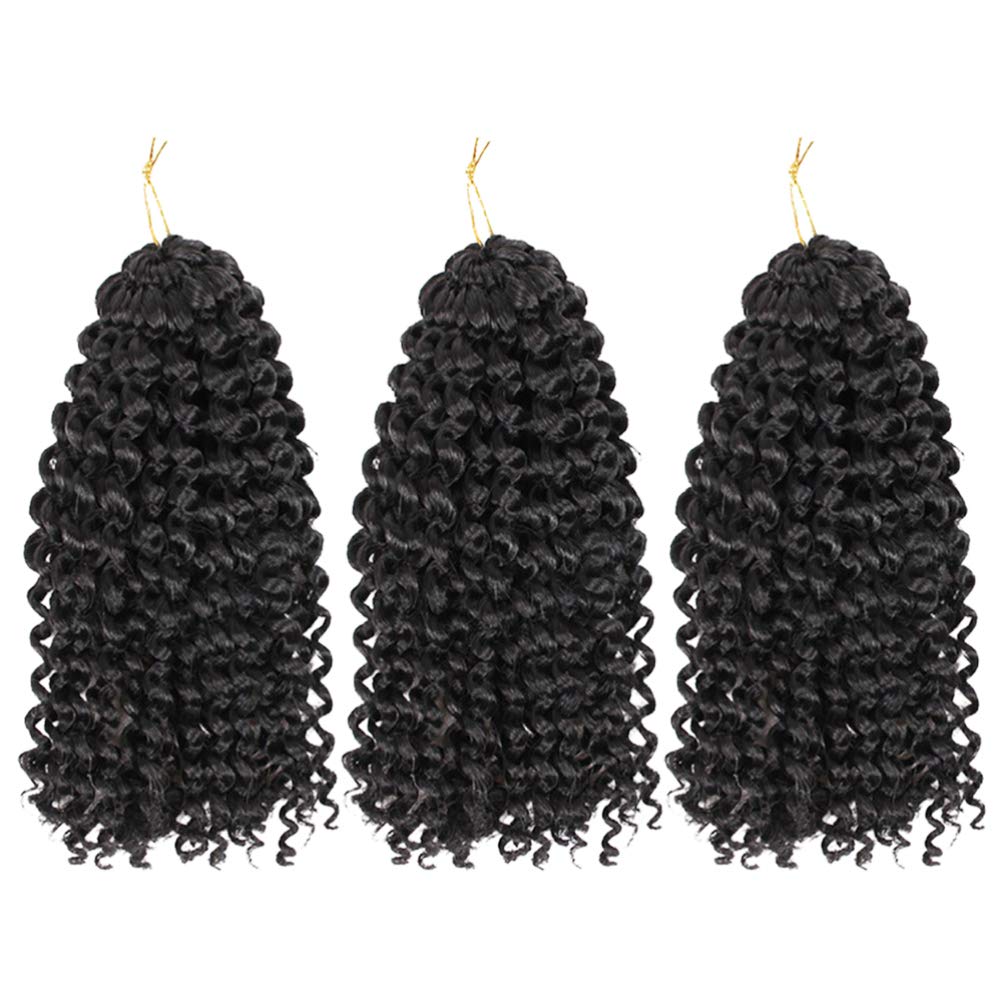 Minkissy Twist Crochet Braids, 3pcs Braiding Hair Extensions Spring Twist Crochet Braiding Hair For Black Women