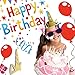 Unicorn Cupcake Toppers and Wrappers and Glitter Unicorn Hats for Kids Unicorn Party Decorations(24 pcs Toppers & 24 pcs Double Sided Wrappers & 10 pcs Glitter Unicorn Hats)