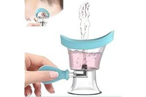 AXLOFO® Eye Wash Cup, Eye Wash Bath Kit (Eye Drop Guide/Wash Cup), Silicone Eye Cup for Effective Eye Cleansing, Soothing Tired Eyes (1)