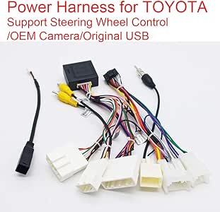 Amazon.com: Car Radio Stereo Power Harness Wiring for Toyota Corolla