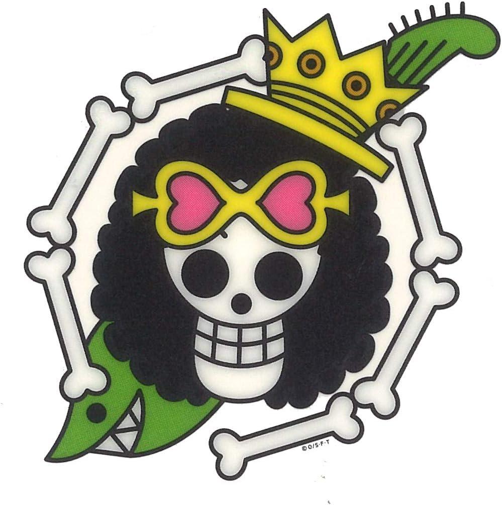 Opt 29 ブルック海賊旗 ワンピース One Piece 転写ステッカー ワンピース アニメ 萌えグッズ 通販 Amazon