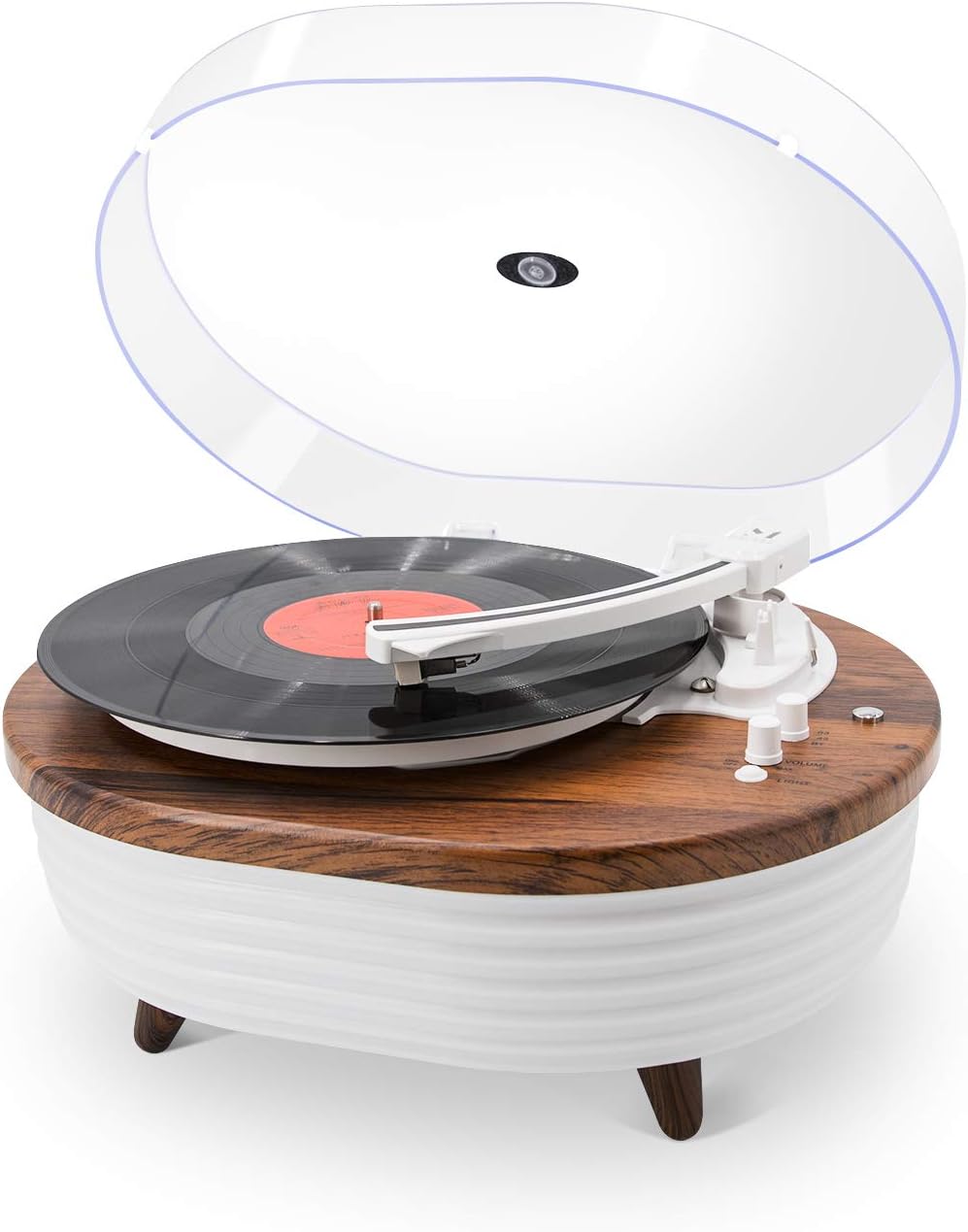 Record Player, Vintage 2Speed Bluetooth Turntable with Amazon.co.uk