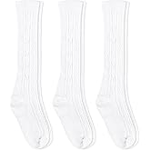 Jefferies Socks Girls 2-6X Classic Cable Knee High 3 Pair Pack