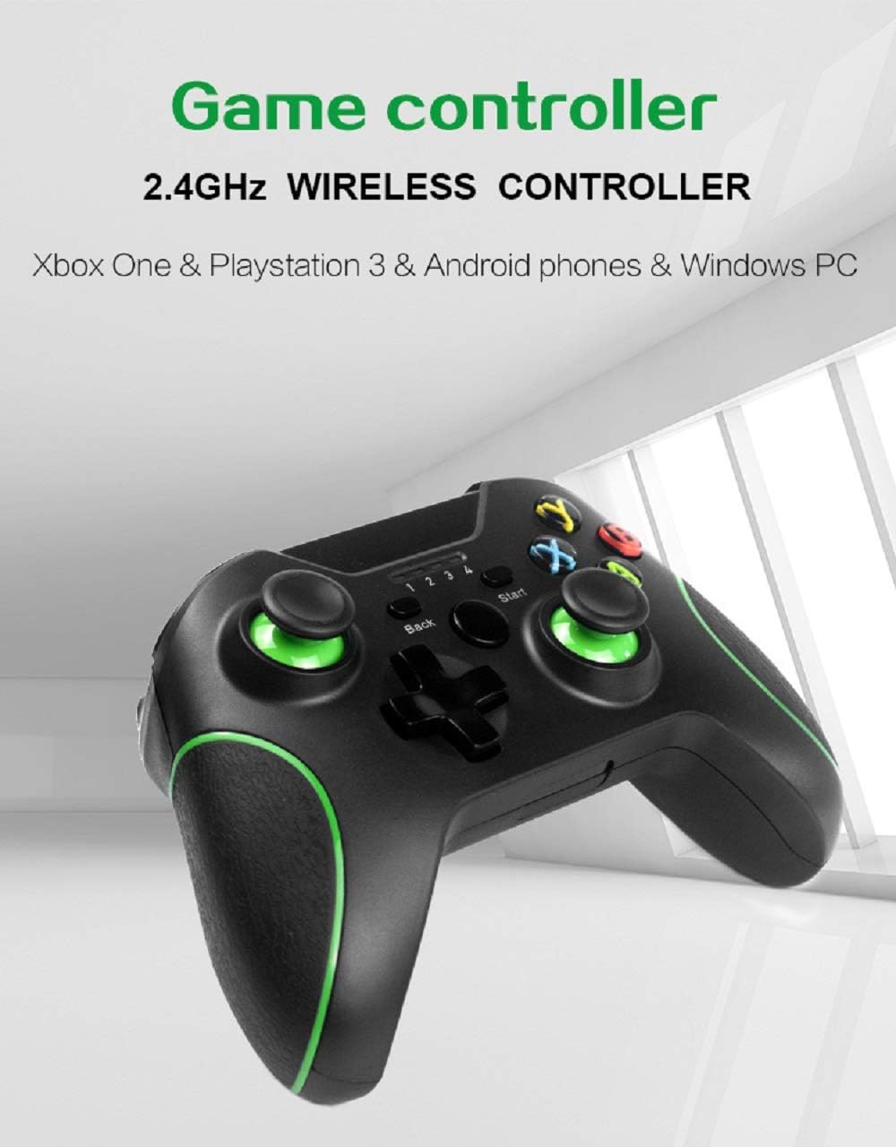 Amazon Xbox One用ワイヤレスコントローラー Ps3 Android用2 4gゲームコントローラージョイスティックwindowspc用スマートフォンゲームパッド7 8 10 Qichan マッサージシート