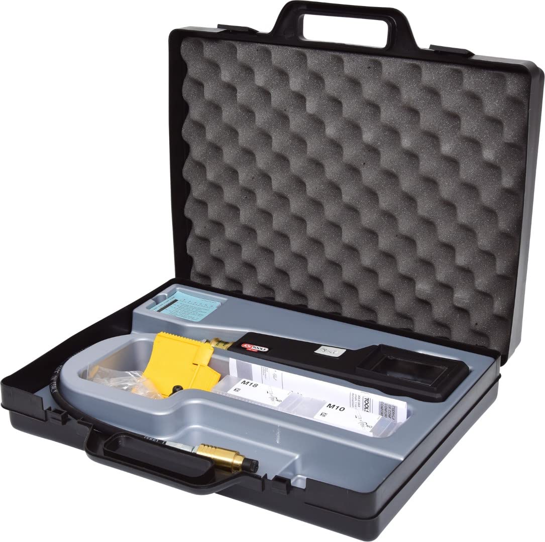 KS Tools Compression Pressure Tester for Petrol Engines with Diagram Pen 58 Pieces, Rubber, Colour, Size