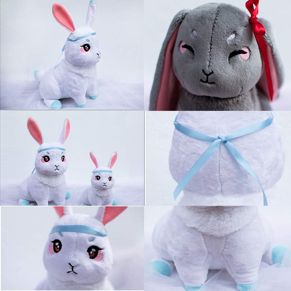 Amazon 魔道祖師 魏無羨 藍忘機 キャラクターウサギ ぬいぐるみ 魏嬰 蓝湛 おもちゃ 陳情令 人気アニメ 漫画 かわいい 萌えグッズ コスプレ小道具 ギフト プレゼント ぬいぐるみ おもちゃ