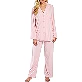 Fishers Finery Women's EcoFabric Full Length Pajama Set; Long Sleeve with Gift Box
