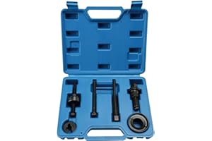 8milelake Power Steering Pump Pulley Puller Remover Installing Tool Kit Compatible for GM & Ford