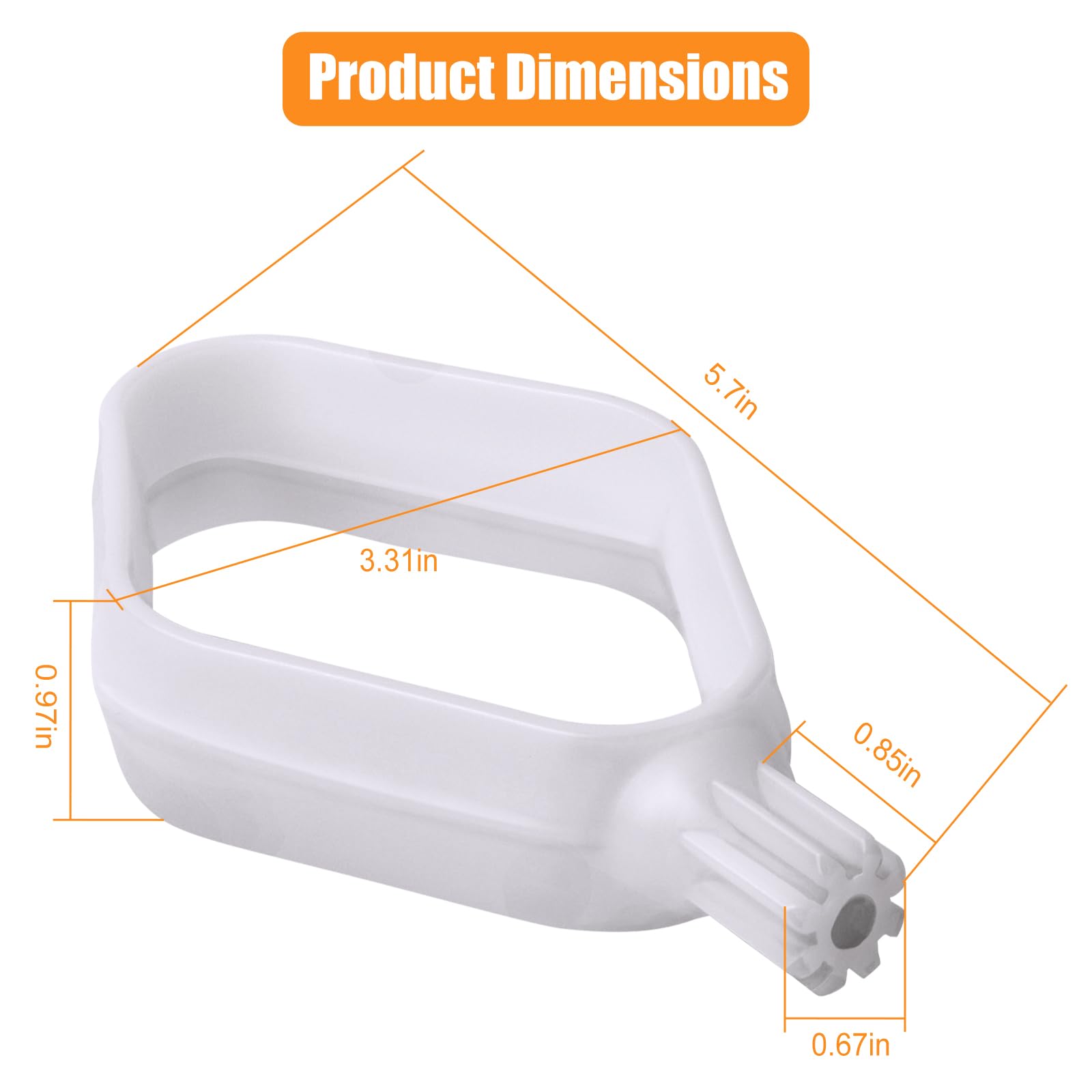 Cookie Paddles for Universal Kitchen Machine-Designed for Use With Metal Drivers,Food Grade Ideal for Universal and Plus Mixers