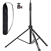 SMALLRIG 78.7"/ 200cm Light Stand Photography Tripod, Max Load 4kg, Compact Lightstand for Reflector, Ring Light, Small Softb