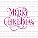 Merry Christmas Stencil - Holiday, Large Christmas Stencils