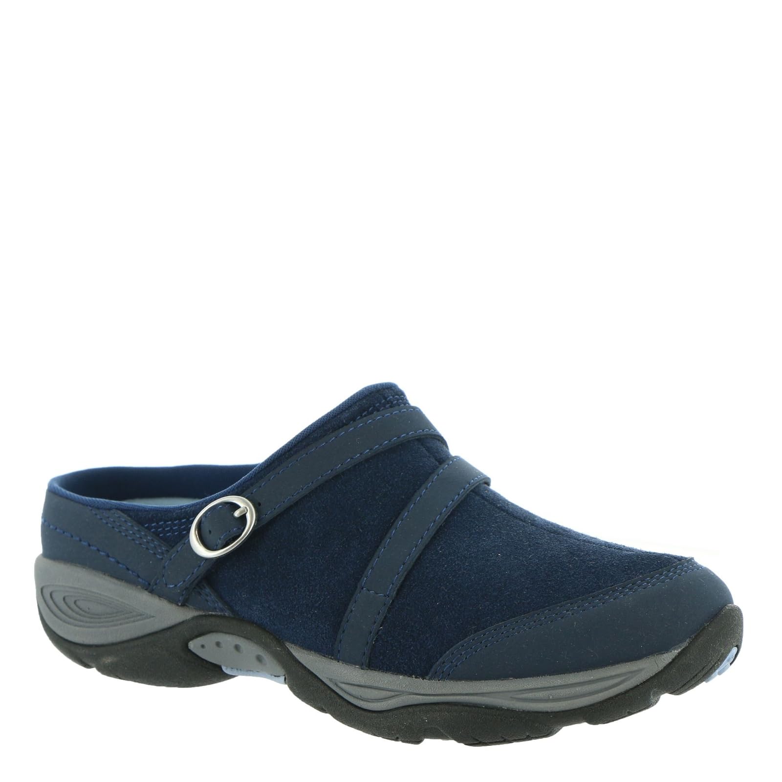 Easy Spirit Equinox Women’s Slip On, 9.5 E US, Blue-Suede