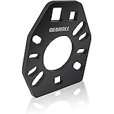 GEAROLL Stainless Steel Pinion Yoke Wrench Tool for Loosening Pinion Flange and Nuts, Fits for Most Sockets Extra 1/2" Hole Fits Most Sockets, Works with Various Styles of Yokes,Axles,Flanges