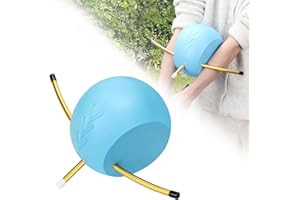 LANGZIHT Golf Swing Training Aid - Golf Training Ball - Unique Alignment Rod Head - Helps Train Proper Swing Mechanics, Arm Structure, Sure Set, and Alignment - Smart Ball Golf Training Aid