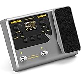 SONICAKE Multi Effects Processor with Expression Pedal Guitar Bass Amp Modeling IR Cabinets Simulation Stereo OTG USB Audio I