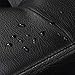 Ollieroo Faux Leather Folding Storage Ottoman Bench Foot Rest Stool Seat Black 15''X15''X15''