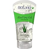 Bioland Organic Aloe Vera Gel – Freshly Harvested & Cold Processed – Hydrating Gel for Sunburn Relief – Daily Moisturizer for All Skin Types – 10.14 fl oz (300 mL)