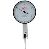 Shars .030" Large Face Dial Test Indicator 303-3209 !] | .0005" Graduation, Horizontal, 180 Swiveling, 0-15-0