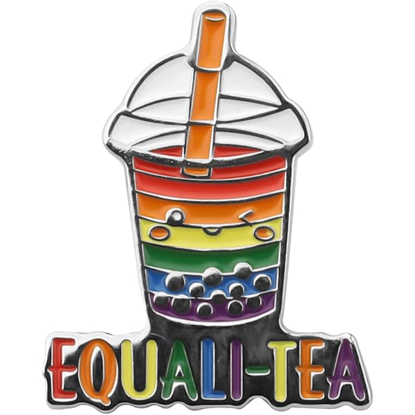 LGBTQ Rainbow Black Cat Enamel Pin - Gay Pride Lapel Pin For Backpacks & Clothing