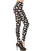Leggings Depot High Waisted Novelty Christmas Holiday Print Leggings for Women (Available in Plus Size)