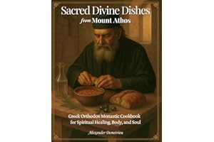 Sacred Divine Dishes from Mount Athos: Greek Orthodox Monastic Cookbook – Traditional Fasting Recipes and Simple Mediterranean Meals for Spiritual Healing, Body, and Soul