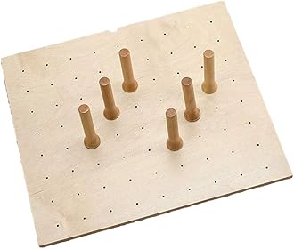 Trimmable Pegboard Drawer Divider Organizer, Trim to Fit Wooden Kitchen Cabinet Storage Utensil, Pots & Dish Rack, 24" x 21", 4DPS-2421