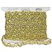 Trims by the Yard Lila Sequin Loop Braid Trim | Gold|1.5
