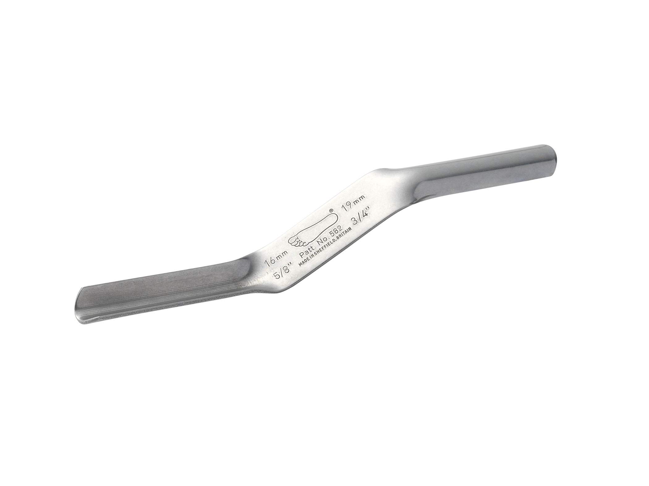 Brick Jointer by Footprint - 5/8" and 3/4" (16 and 19mm) Double Ended Mortar Finishing Tool for Builders and Brickies for Neat Brickwork During Pointing. Bricklaying Hand Tools for Building Walls.