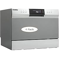 Danby DDW631SDB Countertop Dishwasher, Stainless (Four Pack)