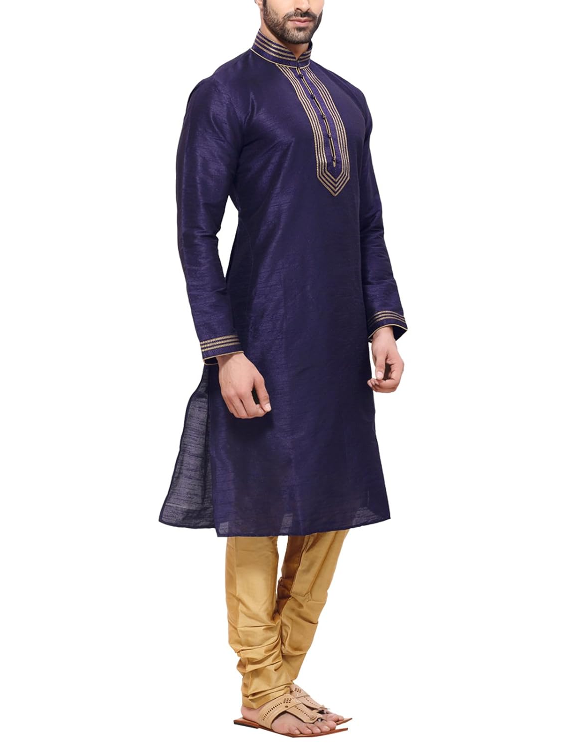 rg designers men's voilet kurta pyjama