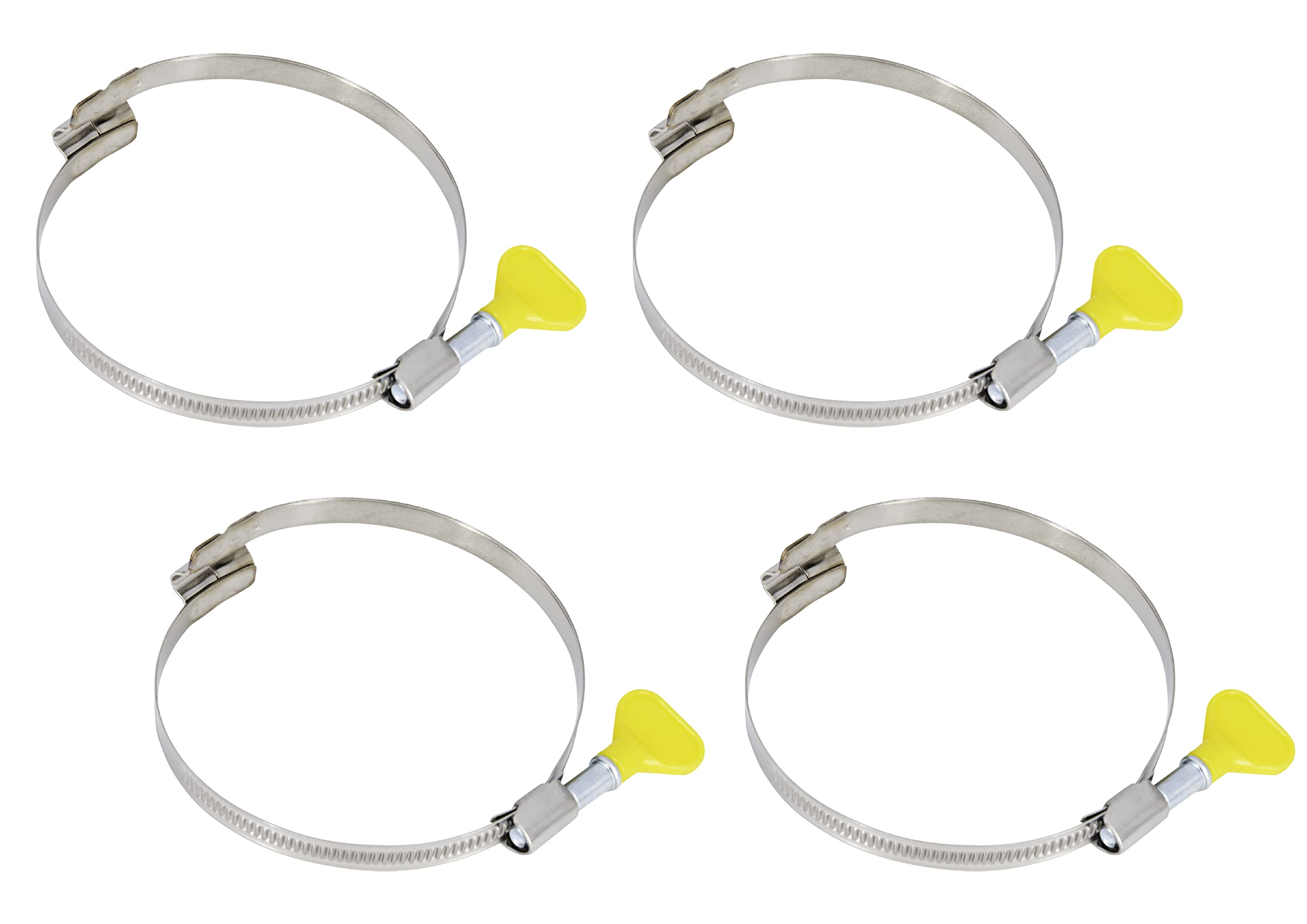 DUST COMMANDER KBHC100R spiral hose clamp, set of 4, 100 mm, clockwise, right, stainless steel