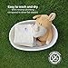 Baby Tooshy's Organic, Unbleached, Super Absorbent, Large Flat Diapers - Perfect for Overnight. Customizable 1-Size-System. THE BEST, THIRSTY Diaper Flats - use from Newborn to Potty Training. 6-Pack