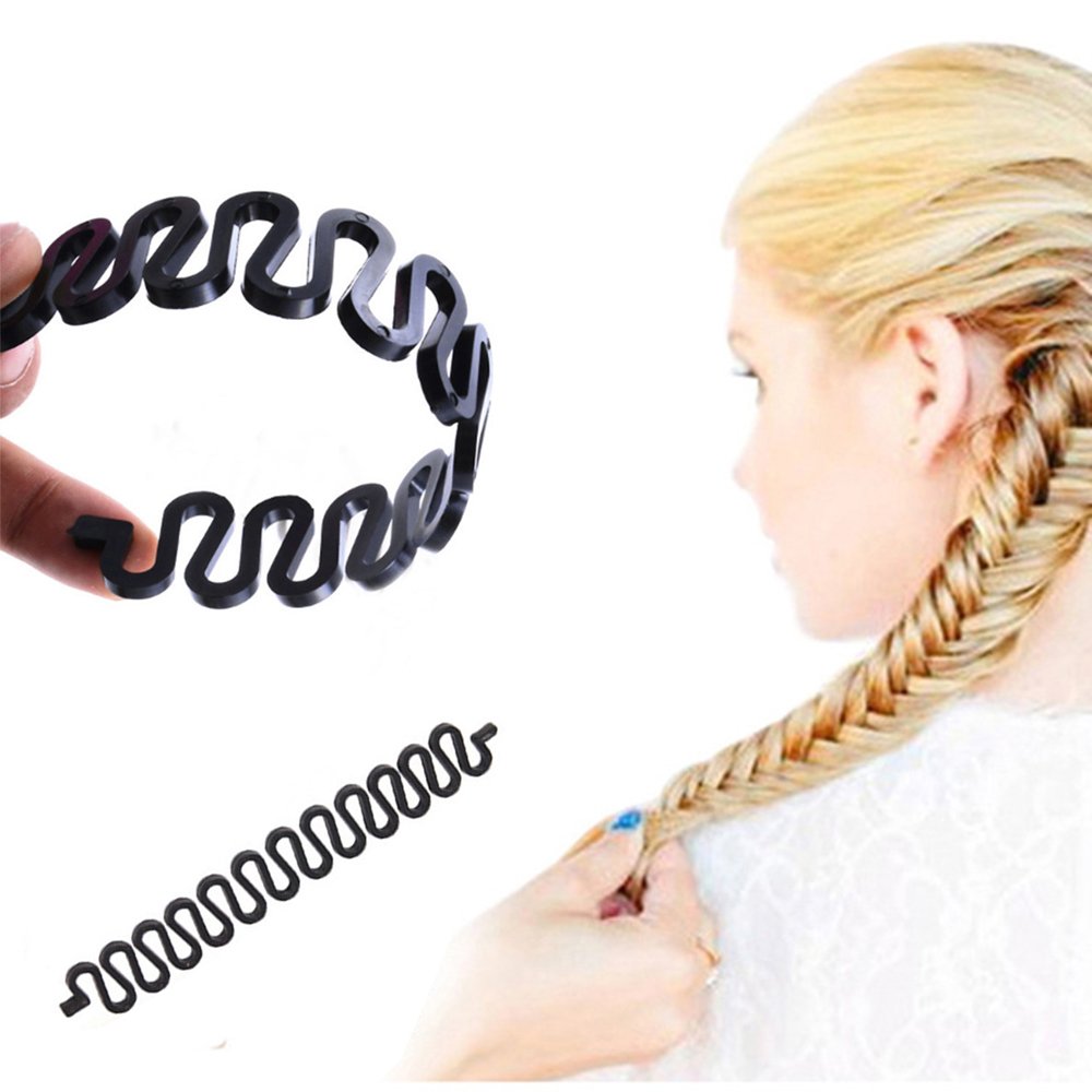 14 Pieces Topsy Tail Hair Styling Tool, Pack of 6 Pairs Topsy Turvy