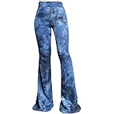 ShopMyTrend SMT Women's High Waist Wide Leg Long Palazzo Bell Bottom Yoga Pants