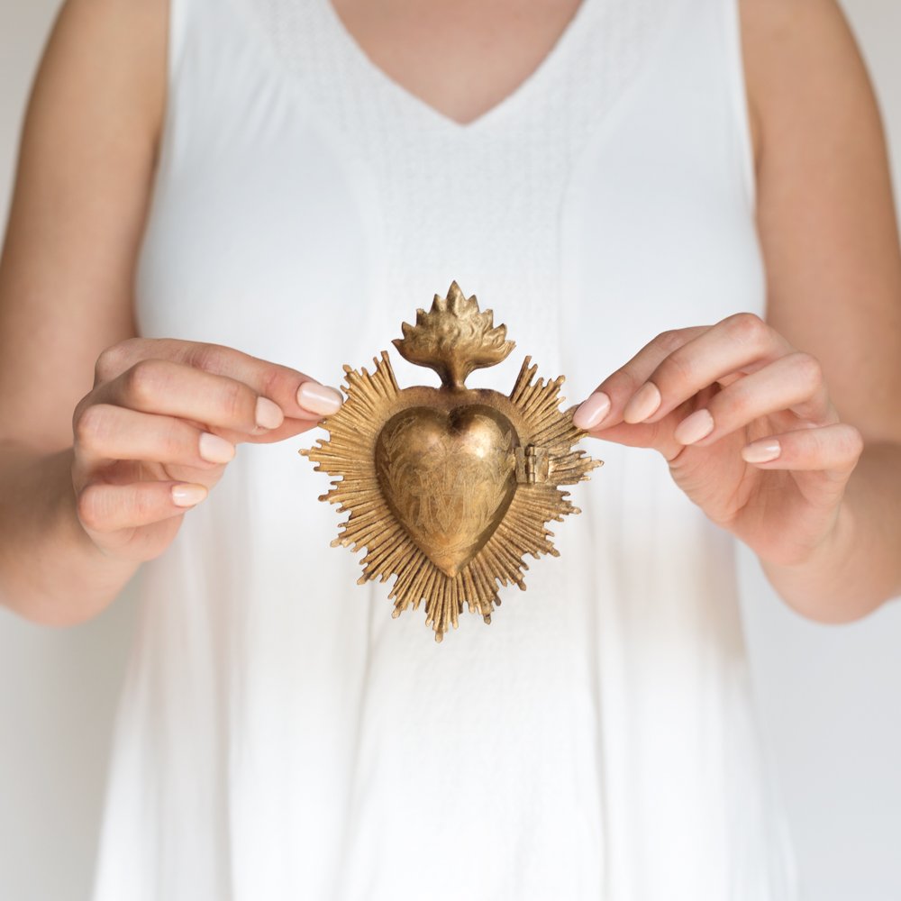 Gold sacred milagro heart box - Come discover Holiday Gift Guides from 7 of Your Favorite Bloggers!
