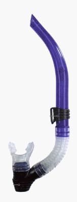 Genesis Surf Snorkel Flex With Easy Clearing Drain, Scuba Dive Diving Divers Snorkel, Snorkel, Authorized Dealer Full Warranty