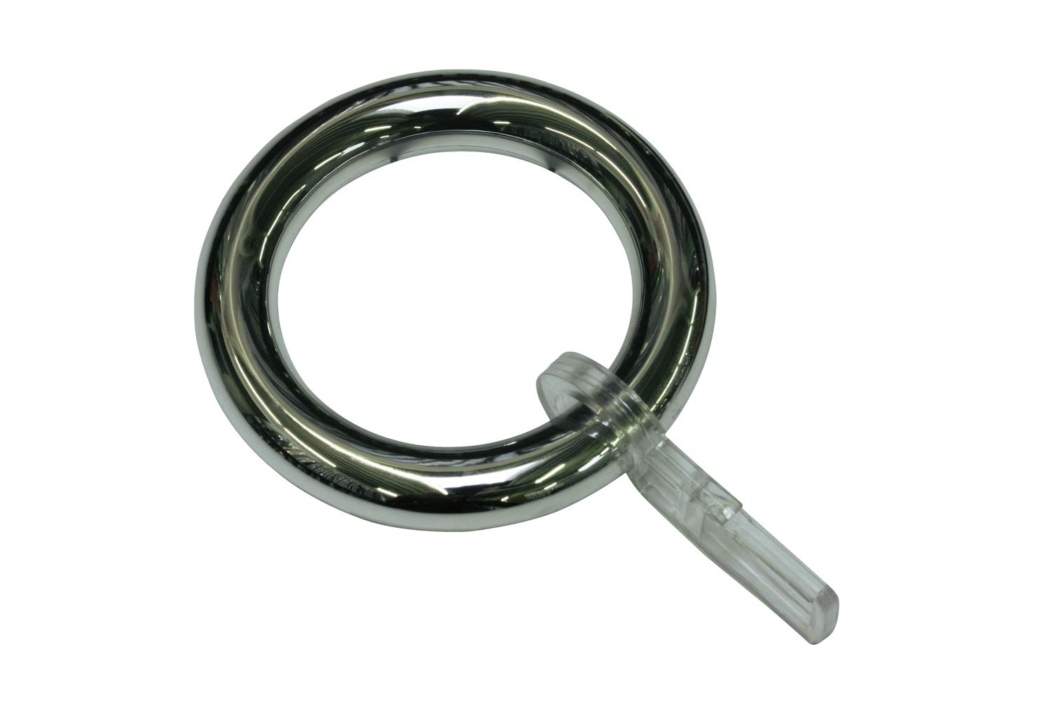 Gardinia Curtain Rings, ABS, chrome, 8 mm