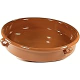 Terra Cotta Cazuela Dish, Round - 15 Inch / 24 cups