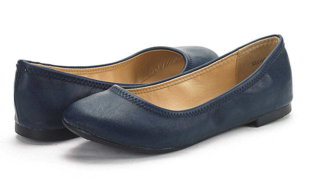 DREAM PAIRS Women's Sole-Happy Ballerina Walking Flats Shoes - Image 3