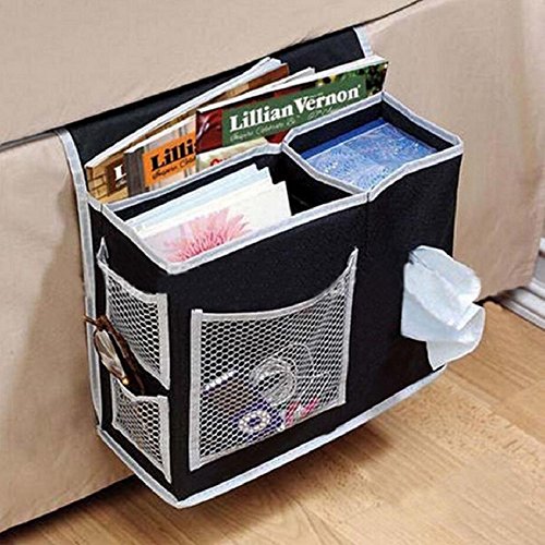 GZQ Remote Control Storage Bag Anti-Slip Sofa Couch Chair Recliner Armrest Soft Caddy Organizer Holder - Thumbnail 4
