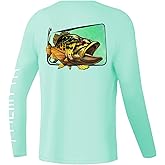Palmyth Boys Fishing Shirt Youth Long Sleeve T-Shirt UPF 50+ Sun Protection